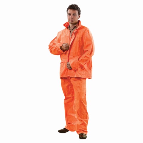 PRO HI VIS ORANGE RAIN SUIT 3XL 